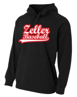 Custom Zeller Baseball Cotton Hoodie