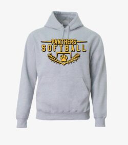 Panther Sport Grey Cotton Hoodie
